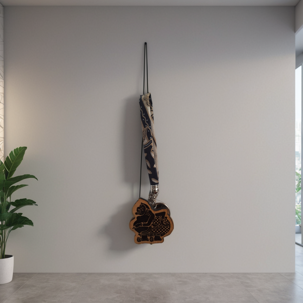 Sleutelhanger Wayang Semar
