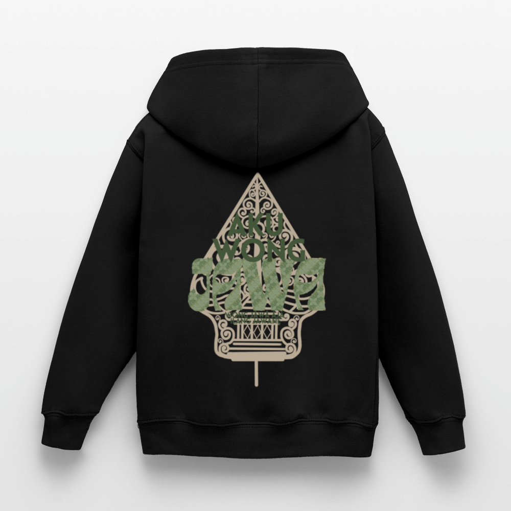 SGR Aku Wong Jawa Kids Hoodie – Javaanse Culturele Kinder Trui | Unisex |Kids Hoodie - black
