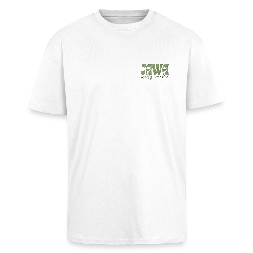 SGR T-Shirt "Aku Wong Jawa" | Heavy Oversized T-Shirt - white