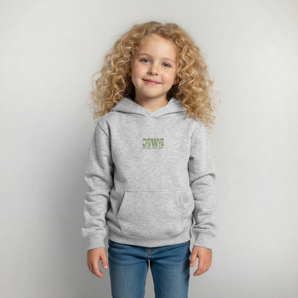 SGR Aku Wong Jawa Kids Hoodie – Javaanse Culturele Kinder Trui | Unisex |Kids Hoodie - light heather grey