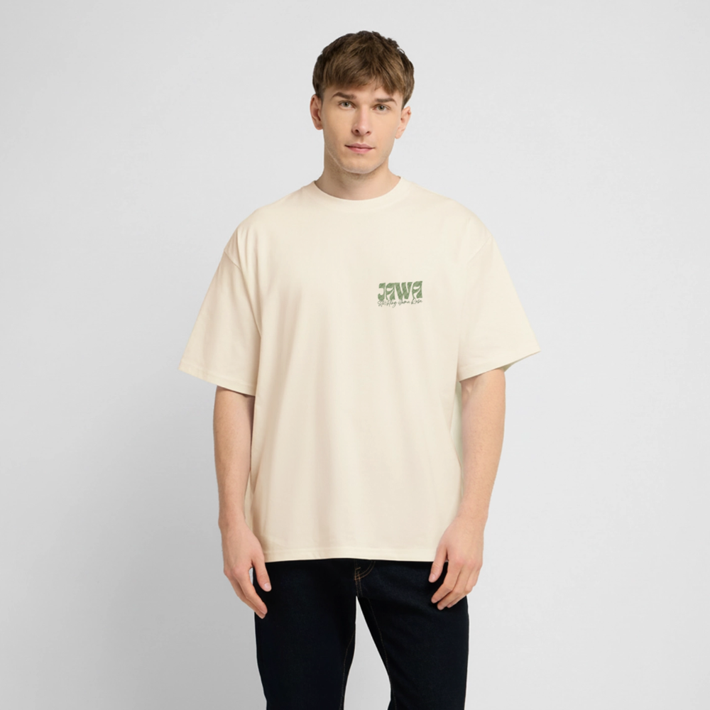 SGR T-Shirt "Aku Wong Jawa" | Heavy Oversized T-Shirt - creme