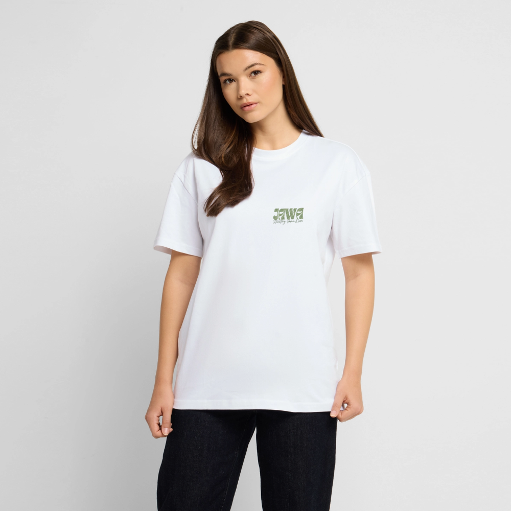 SGR T-Shirt "Aku Wong Jawa" | Heavy Oversized T-Shirt - white