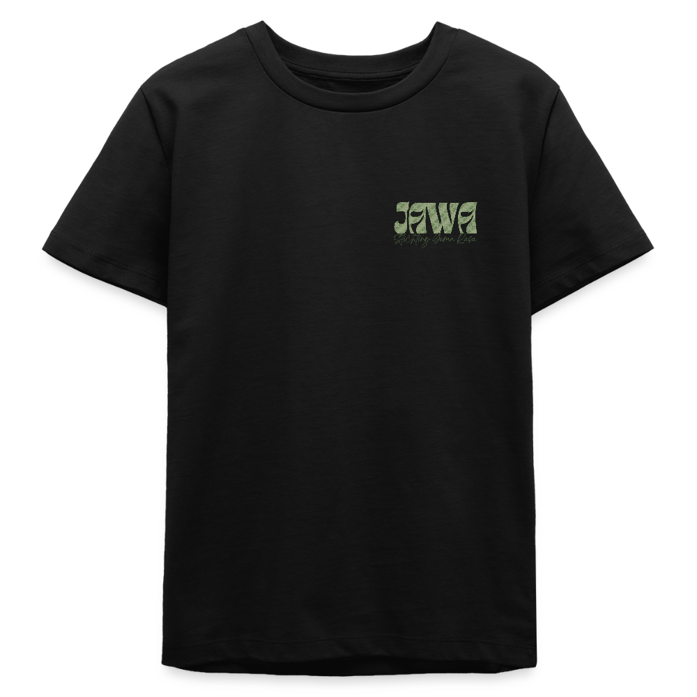 SGR Aku Wong Jawa Teen T-Shirt – Javaans Cultureel Jongeren Shirt | Unisex  Organic Teen T-Shirt - black