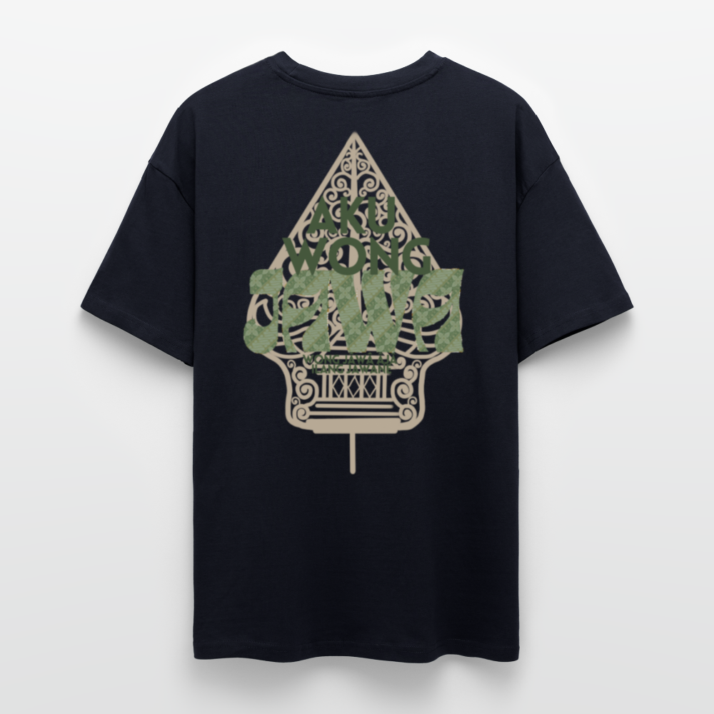 SGR T-Shirt "Aku Wong Jawa" | Heavy Oversized T-Shirt - french navy