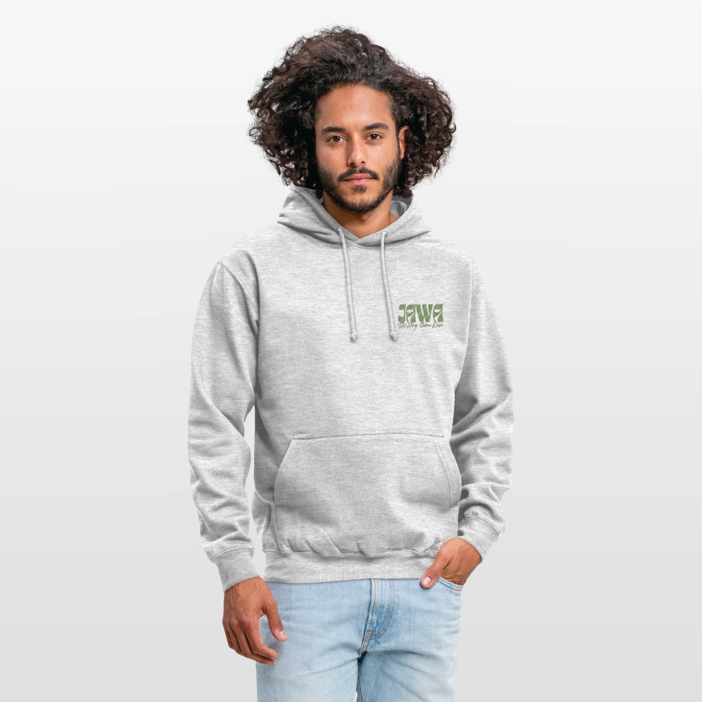 SGR Aku Wong Jawa Unisex Hoodie – Javaanse Culturele Trui | Comfort Fit - light heather grey