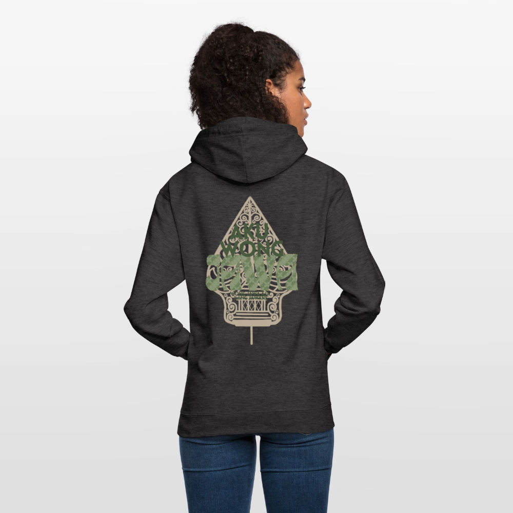SGR Aku Wong Jawa Unisex Hoodie – Javaanse Culturele Trui | Comfort Fit - charcoal grey