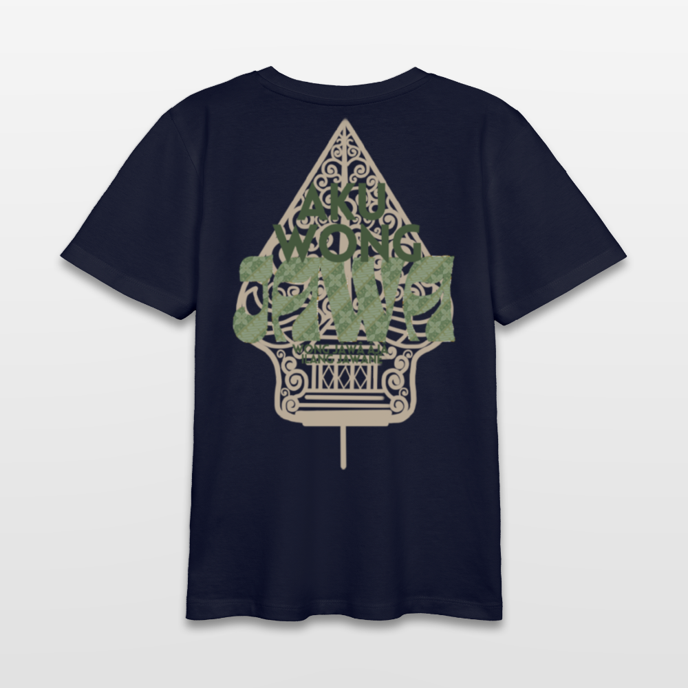 SGR Aku Wong Jawa Teen T-Shirt – Javaans Cultureel Jongeren Shirt | Unisex  Organic Teen T-Shirt - navy