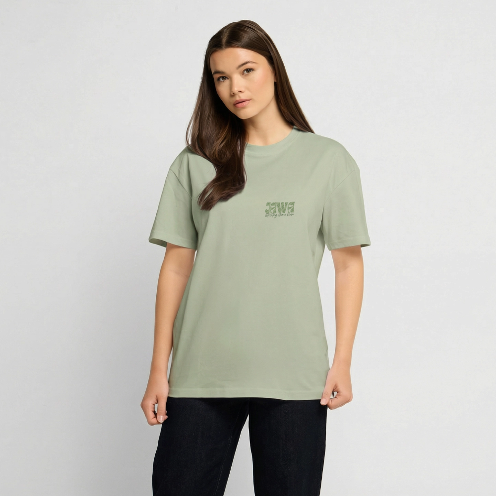 SGR T-Shirt "Aku Wong Jawa" | Heavy Oversized T-Shirt - soft salvia 