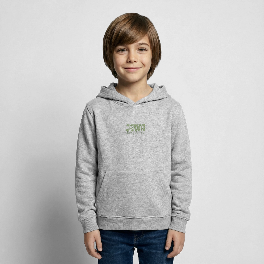 SGR Aku Wong Jawa Kids Hoodie – Javaanse Culturele Kinder Trui | Unisex |Kids Hoodie - light heather grey
