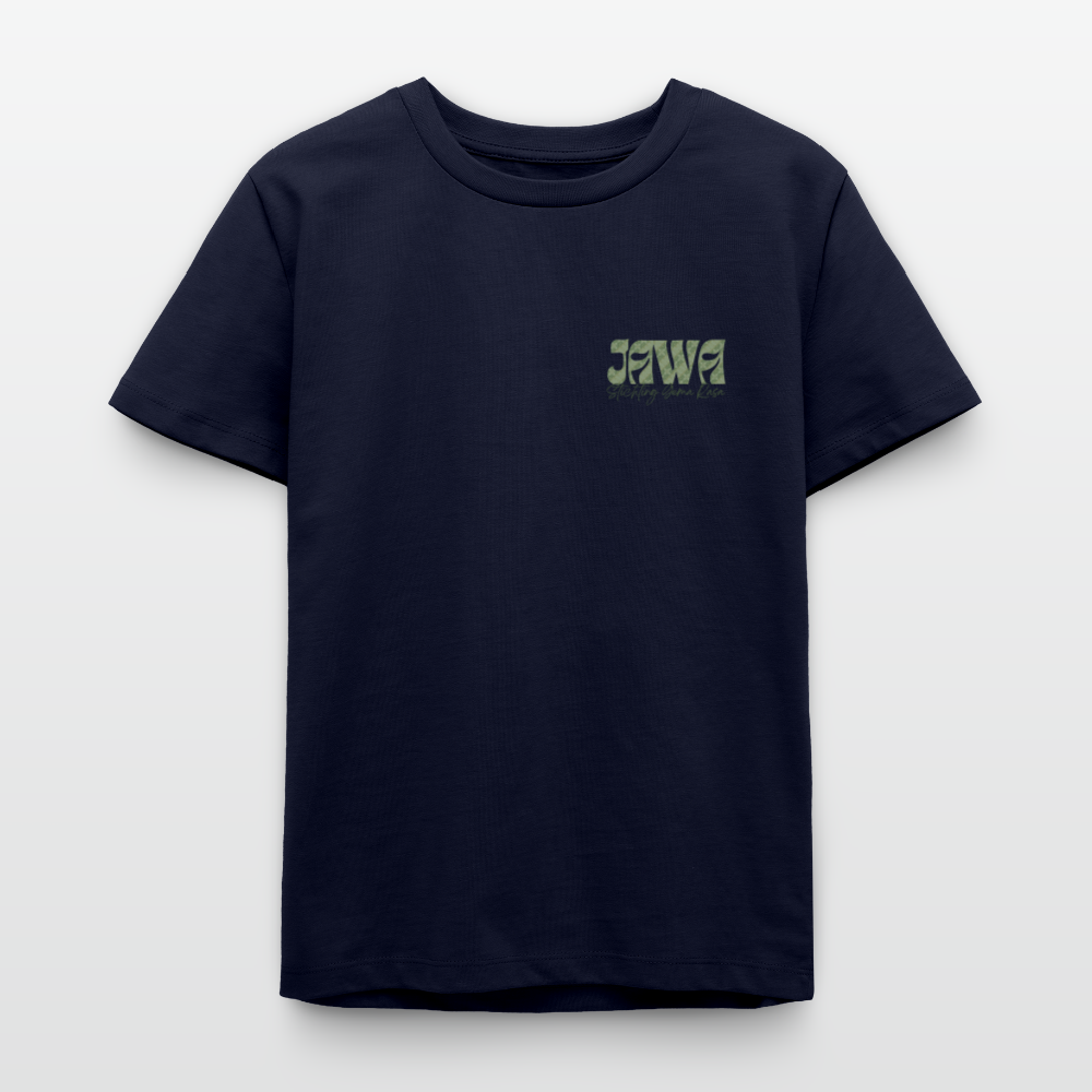 SGR Aku Wong Jawa Teen T-Shirt – Javaans Cultureel Jongeren Shirt | Unisex  Organic Teen T-Shirt - navy