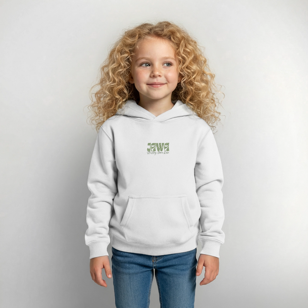 SGR Aku Wong Jawa Kids Hoodie – Javaanse Culturele Kinder Trui | Unisex |Kids Hoodie - white