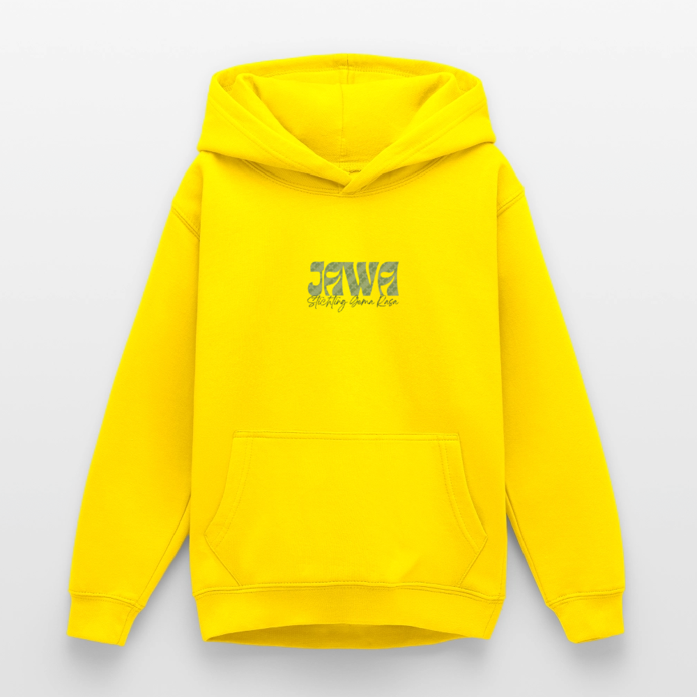 SGR Aku Wong Jawa Teen Hoodie – Javaanse Culturele Jongeren Trui | Unisex | Teen Hoodie - yellow