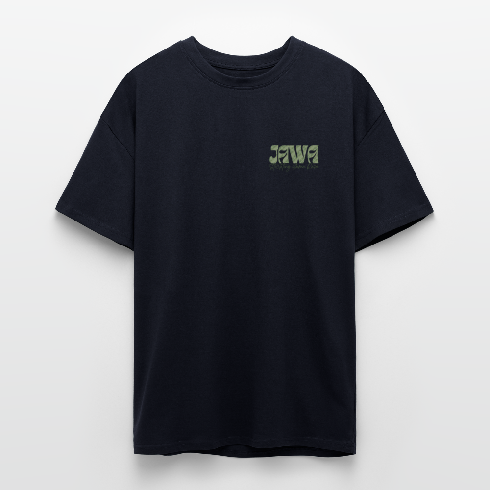 SGR T-Shirt "Aku Wong Jawa" | Heavy Oversized T-Shirt - french navy