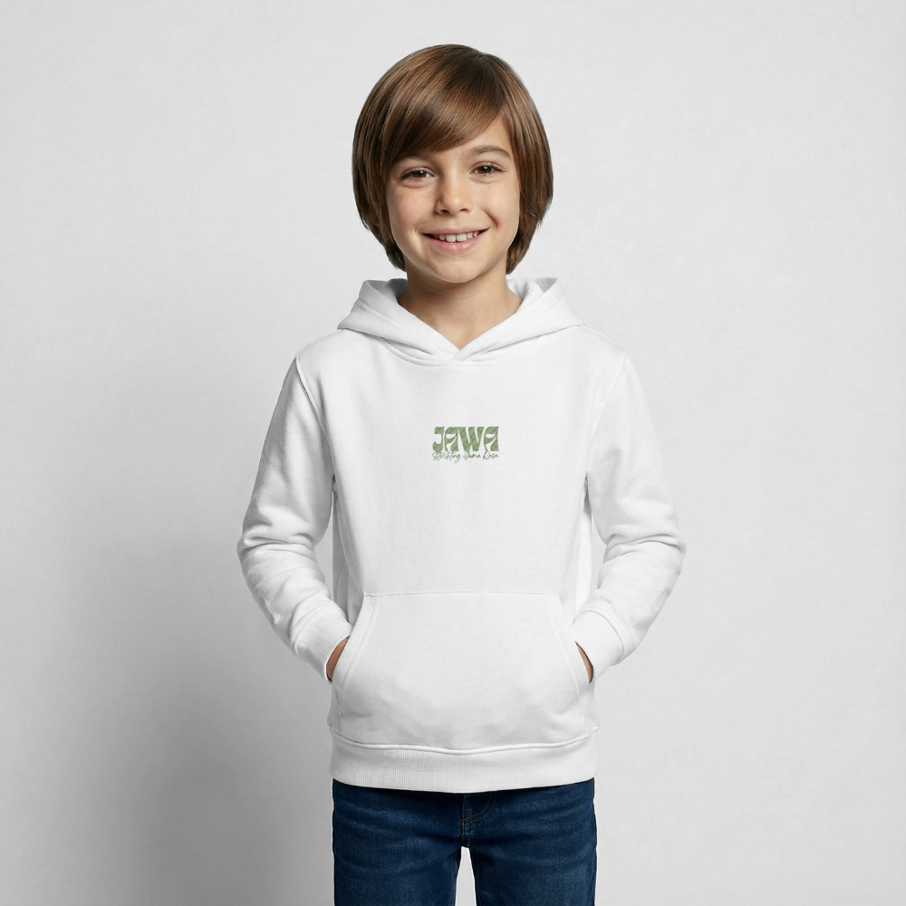 SGR Aku Wong Jawa Kids Hoodie – Javaanse Culturele Kinder Trui | Unisex |Kids Hoodie - white