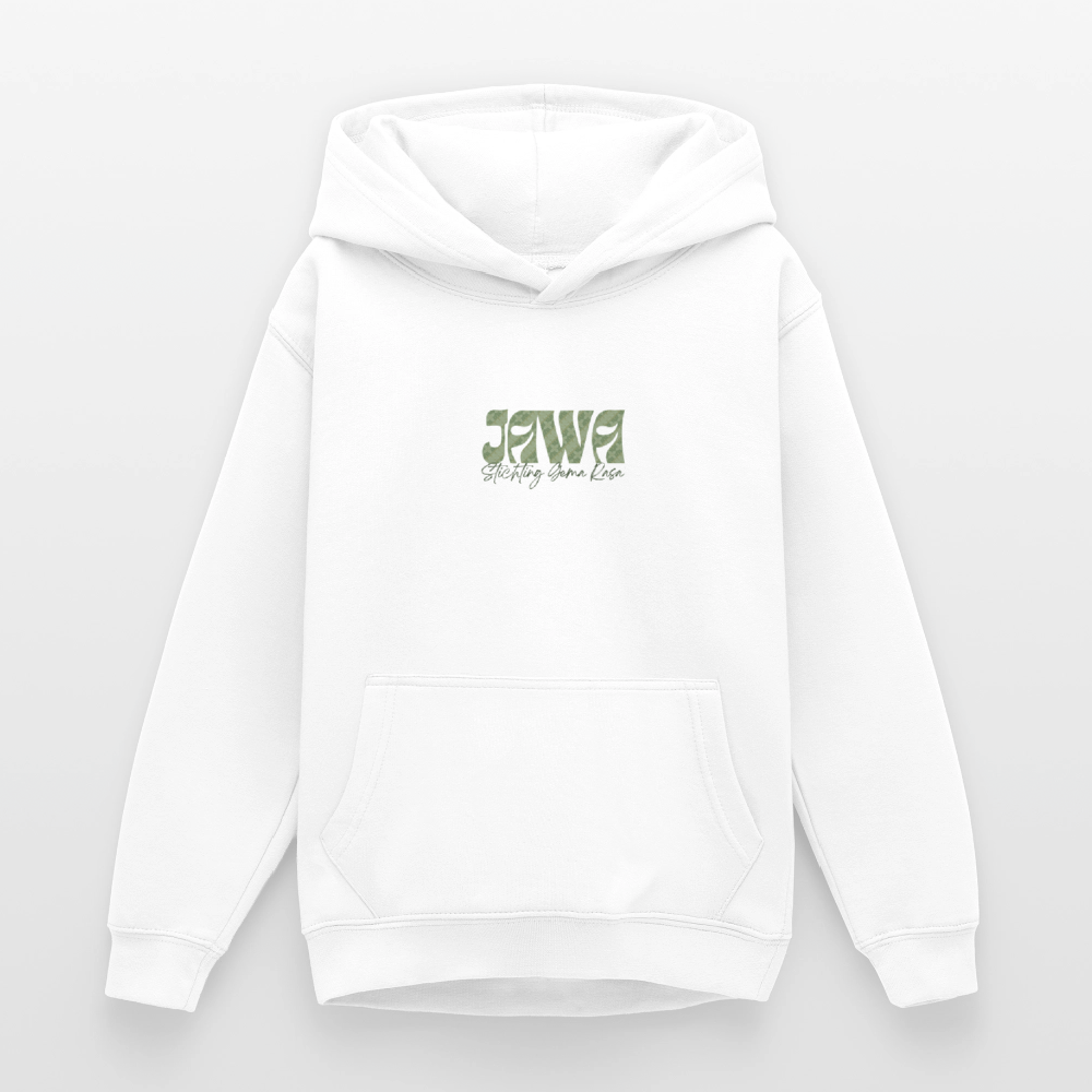 SGR Aku Wong Jawa Teen Hoodie – Javaanse Culturele Jongeren Trui | Unisex | Teen Hoodie - white