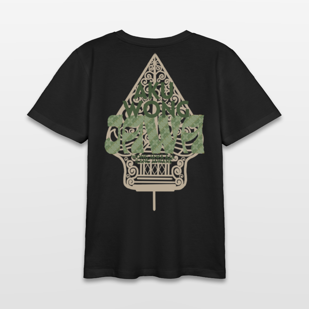 SGR Aku Wong Jawa Teen T-Shirt – Javaans Cultureel Jongeren Shirt | Unisex  Organic Teen T-Shirt - black