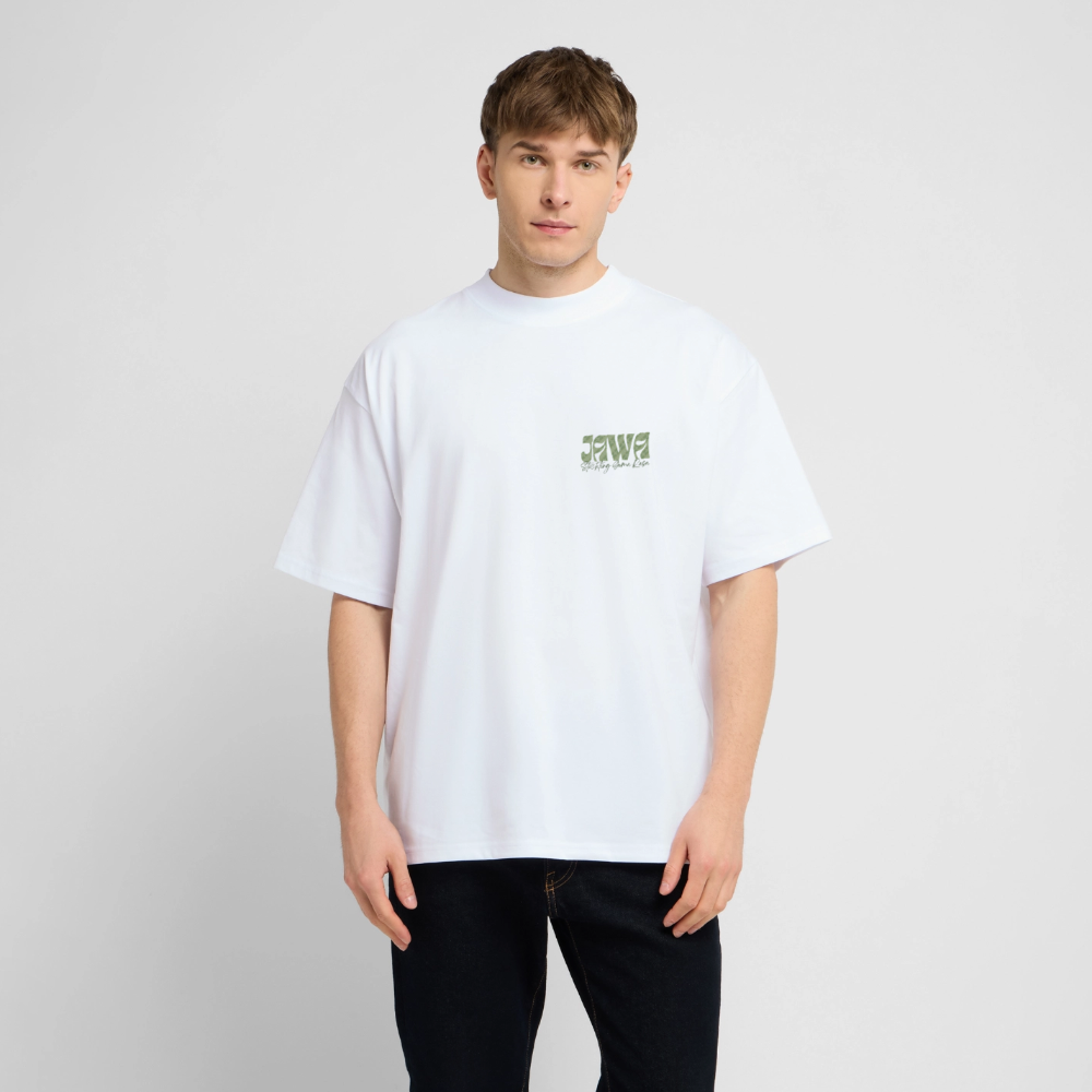 SGR T-Shirt "Aku Wong Jawa" | Heavy Oversized T-Shirt - white