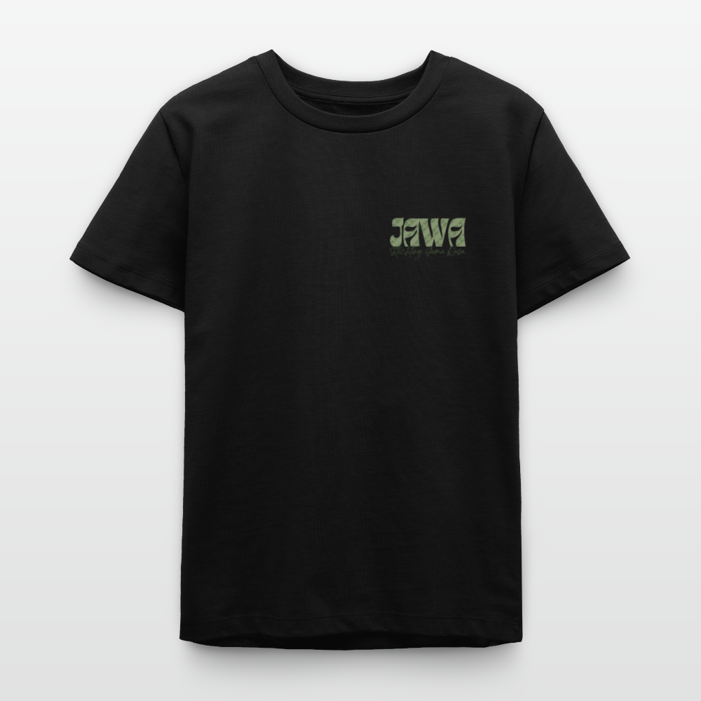 SGR Aku Wong Jawa Teen T-Shirt – Javaans Cultureel Jongeren Shirt | Unisex  Organic Teen T-Shirt - black