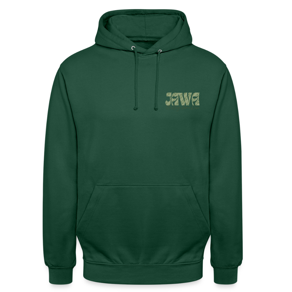 SGR Aku Wong Jawa Unisex Hoodie – Javaanse Culturele Trui | Comfort Fit - bottle green