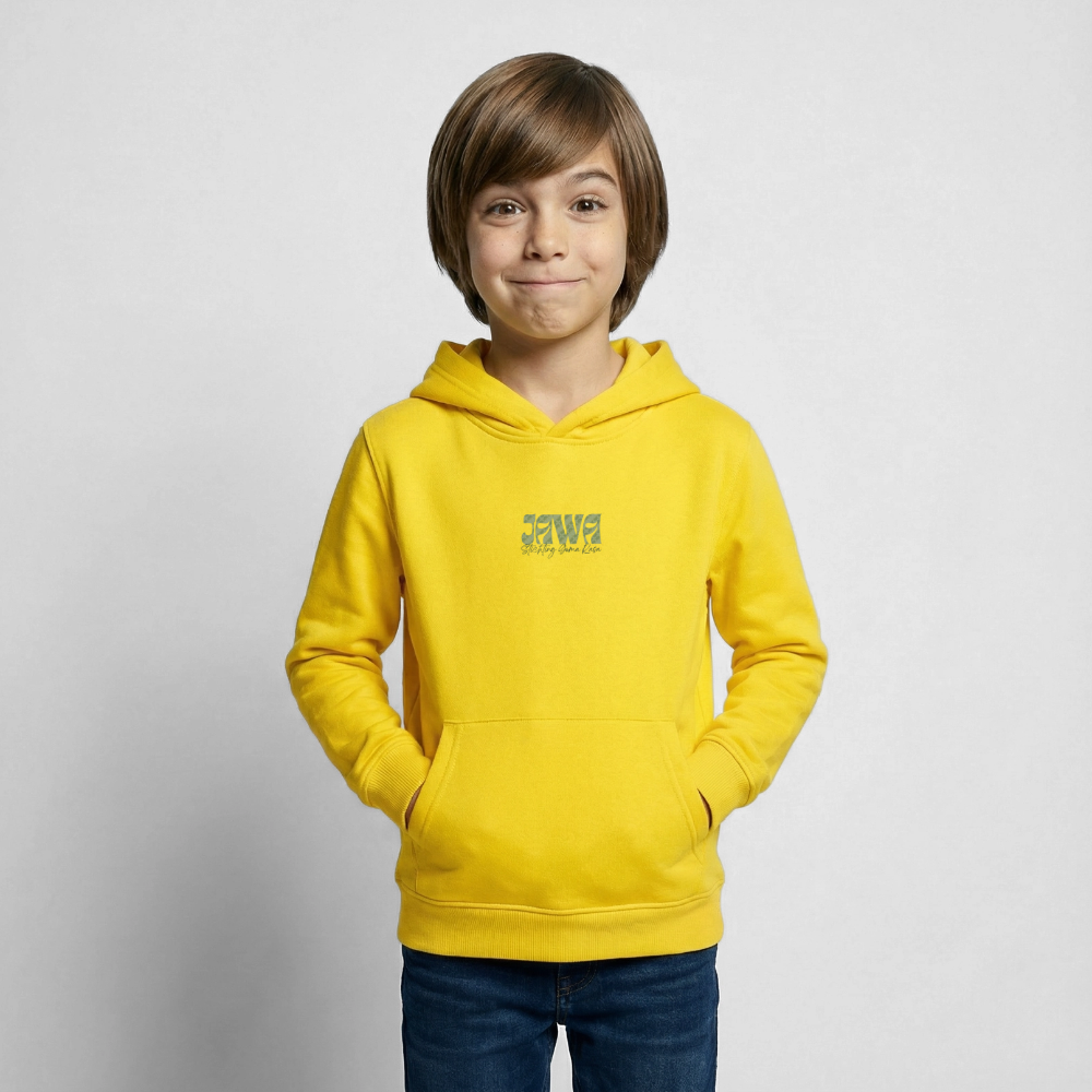 SGR Aku Wong Jawa Kids Hoodie – Javaanse Culturele Kinder Trui | Unisex |Kids Hoodie - yellow