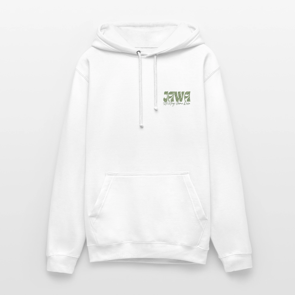 SGR Aku Wong Jawa Unisex Hoodie – Javaanse Culturele Trui | Comfort Fit - white