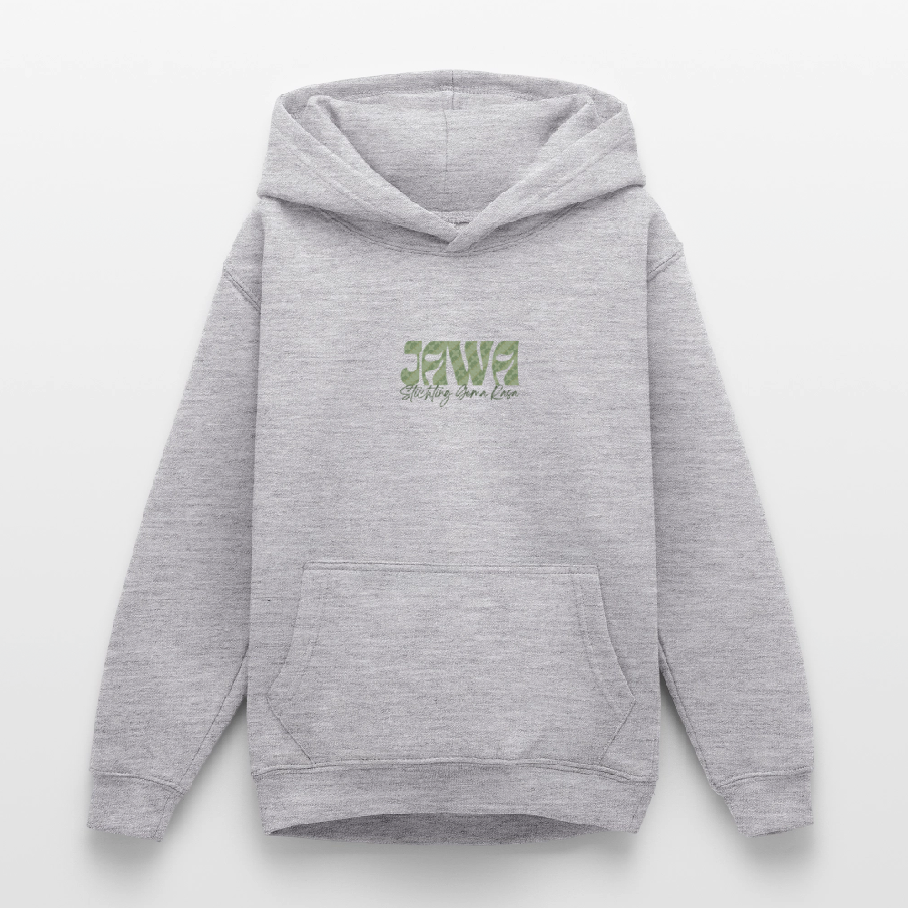 SGR Aku Wong Jawa Teen Hoodie – Javaanse Culturele Jongeren Trui | Unisex | Teen Hoodie - light heather grey