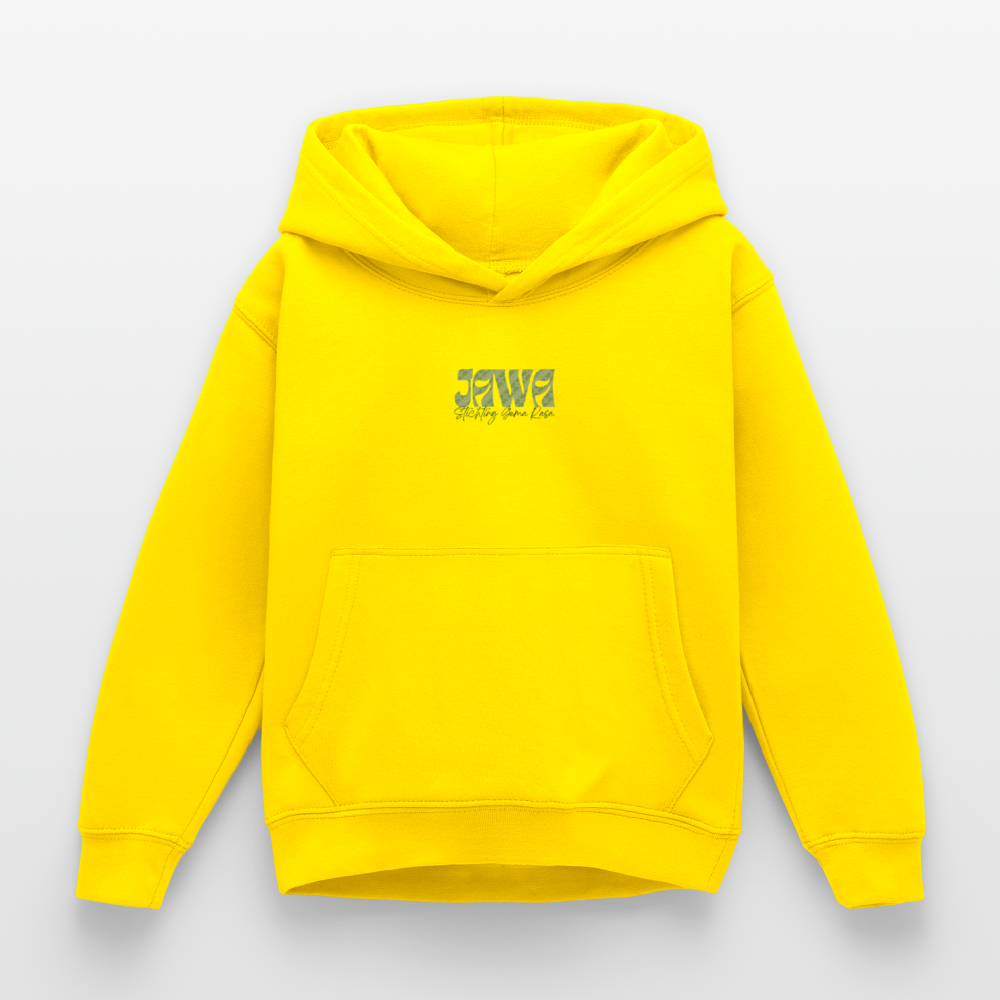 SGR Aku Wong Jawa Kids Hoodie – Javaanse Culturele Kinder Trui | Unisex |Kids Hoodie - yellow
