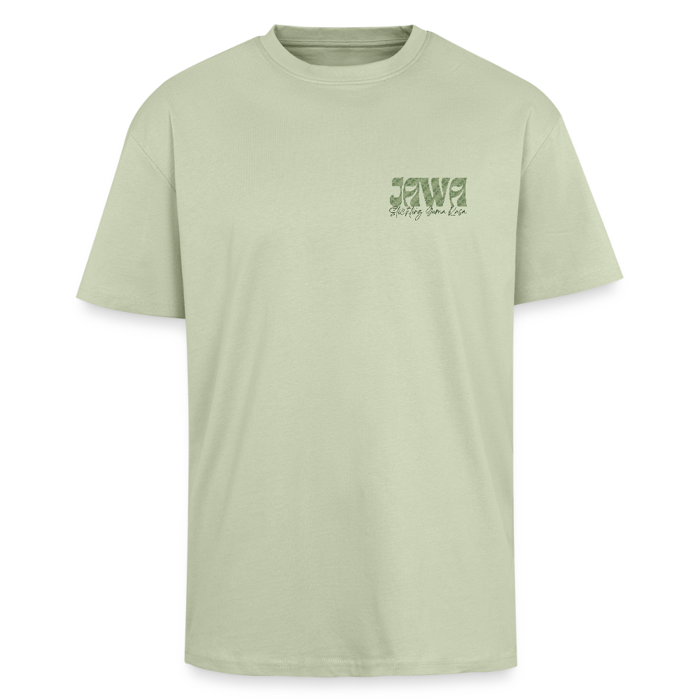 SGR T-Shirt "Aku Wong Jawa" | Heavy Oversized T-Shirt - soft salvia 