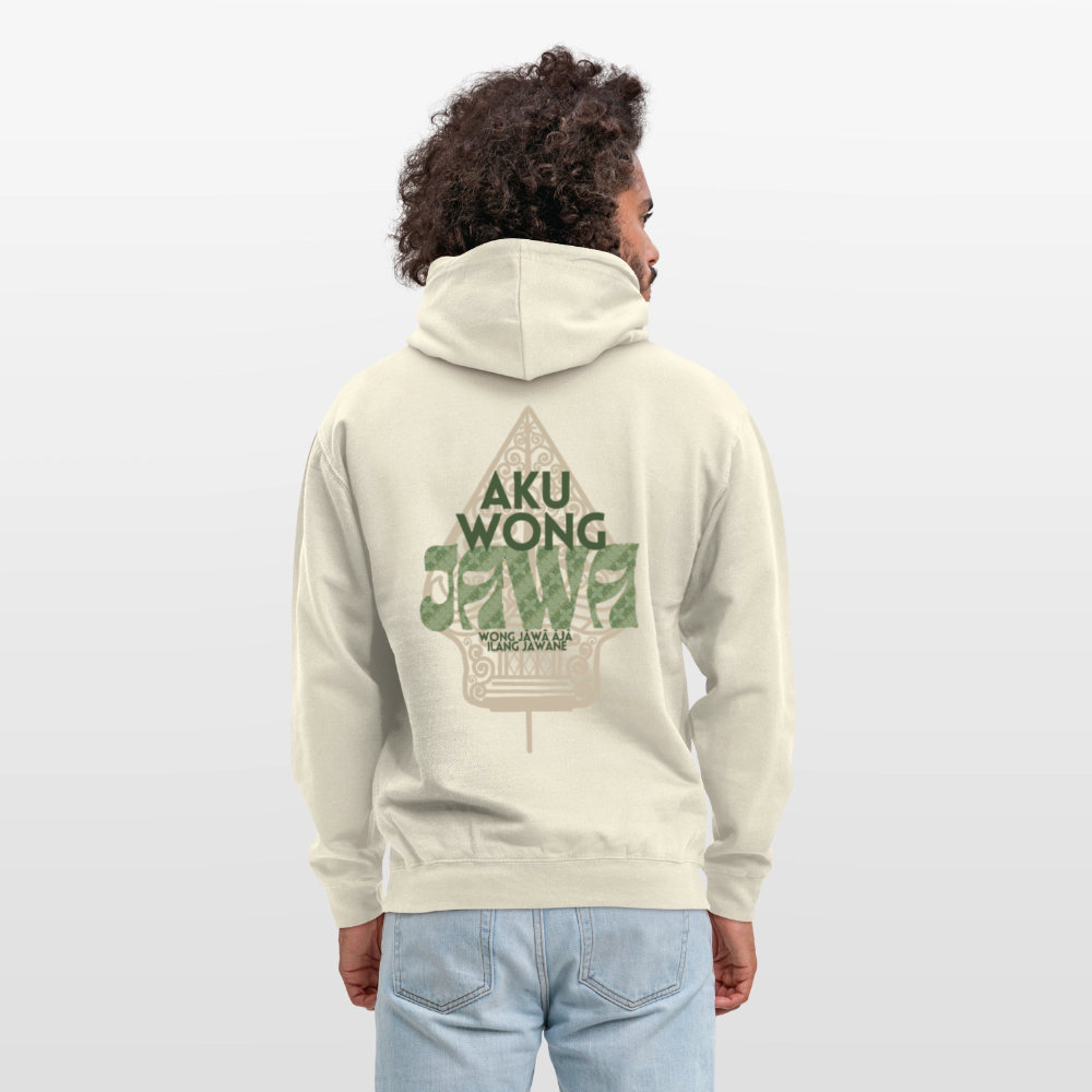 SGR Aku Wong Jawa Unisex Hoodie – Javaanse Culturele Trui | Comfort Fit - vanilla
